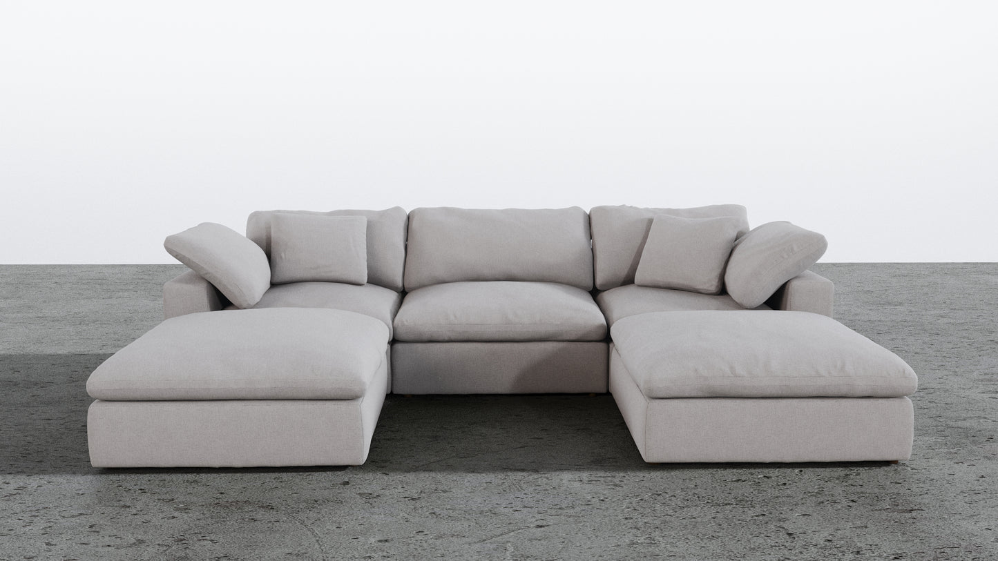 Cloud Paradise Sofa Double Ottoman