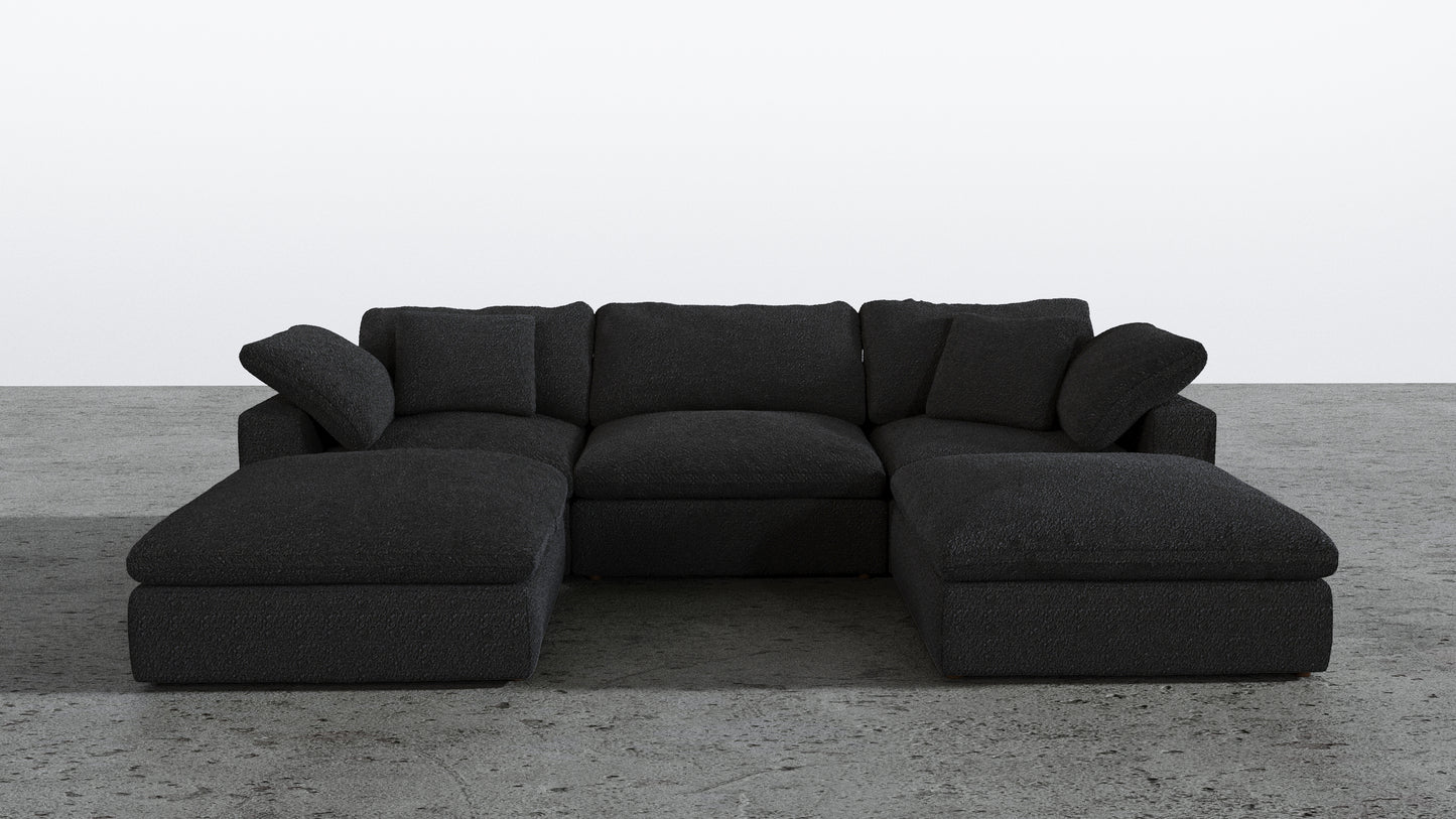 Cloud Paradise Sofa Double Ottoman