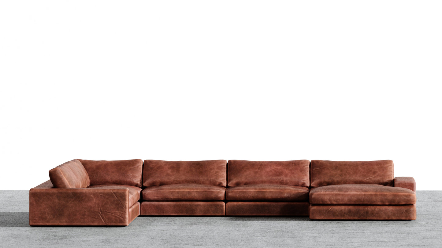 MGR 5 Seat + Chaise Corner Sectional