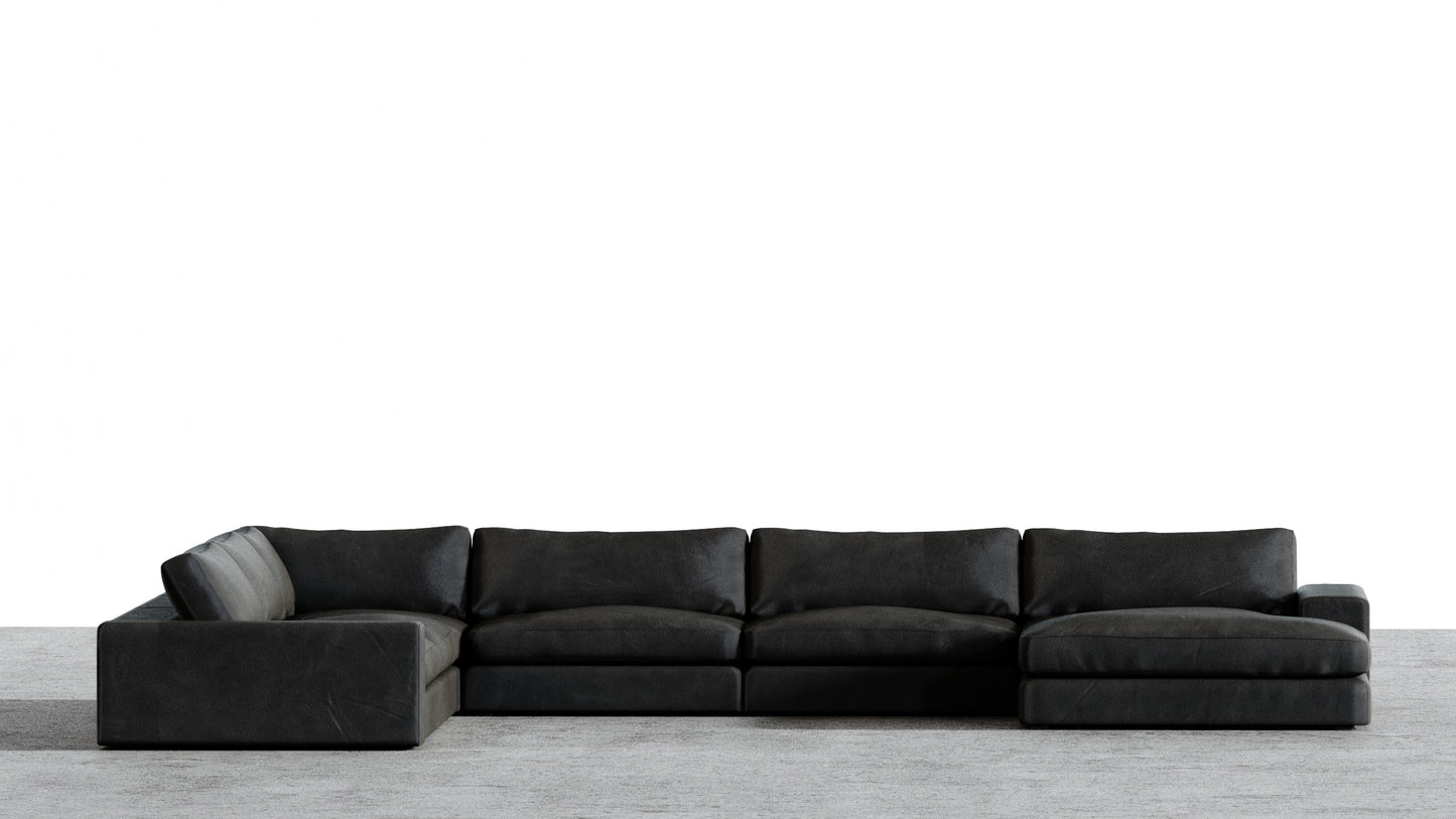 MGR 5 Seat + Chaise Corner Sectional