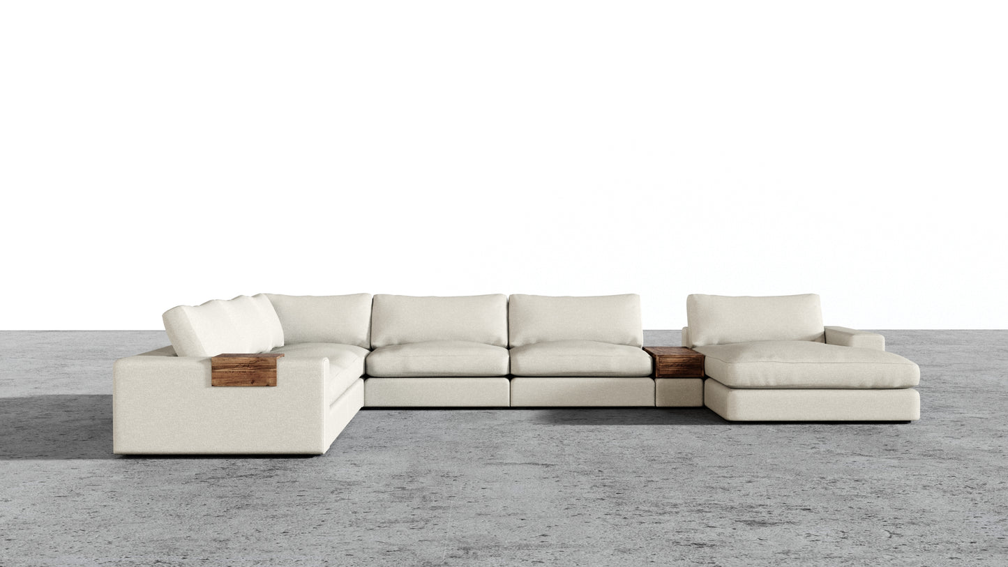 MGR 5 Seat + Chaise Corner Sectional