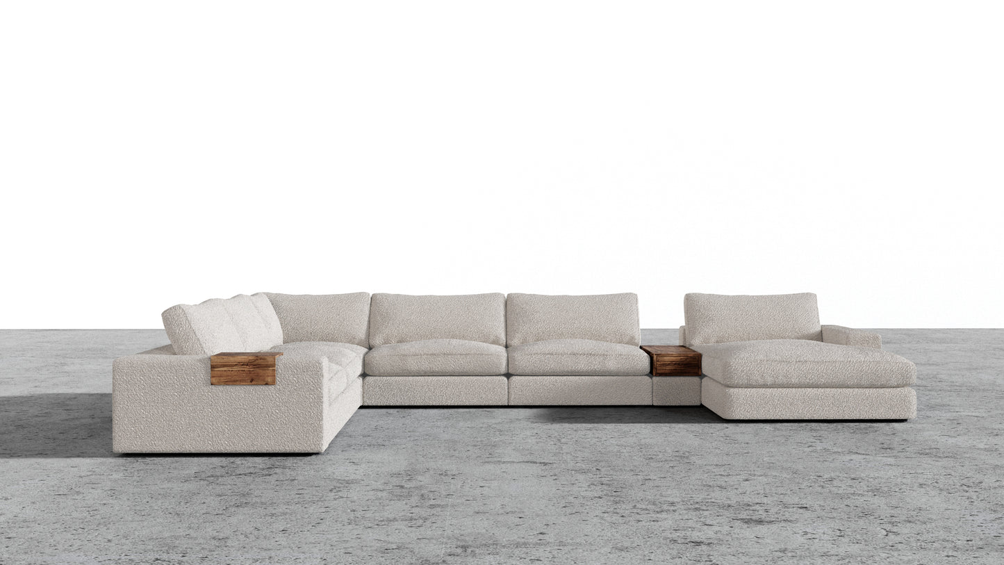 MGR 5 Seat + Chaise Corner Sectional