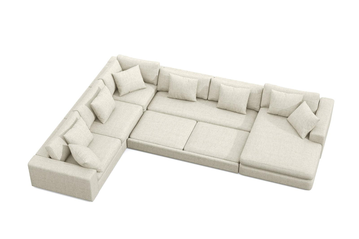 MGR 5 Seat + Chaise Corner Sectional
