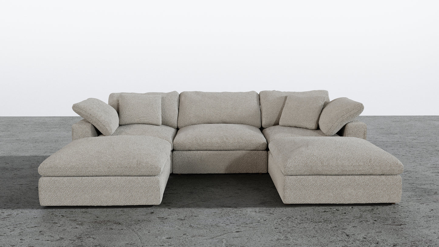 Cloud Paradise Sofa Double Ottoman