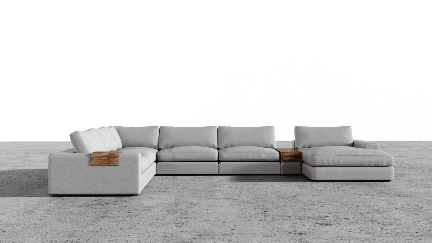 MGR 5 Seat + Chaise Corner Sectional