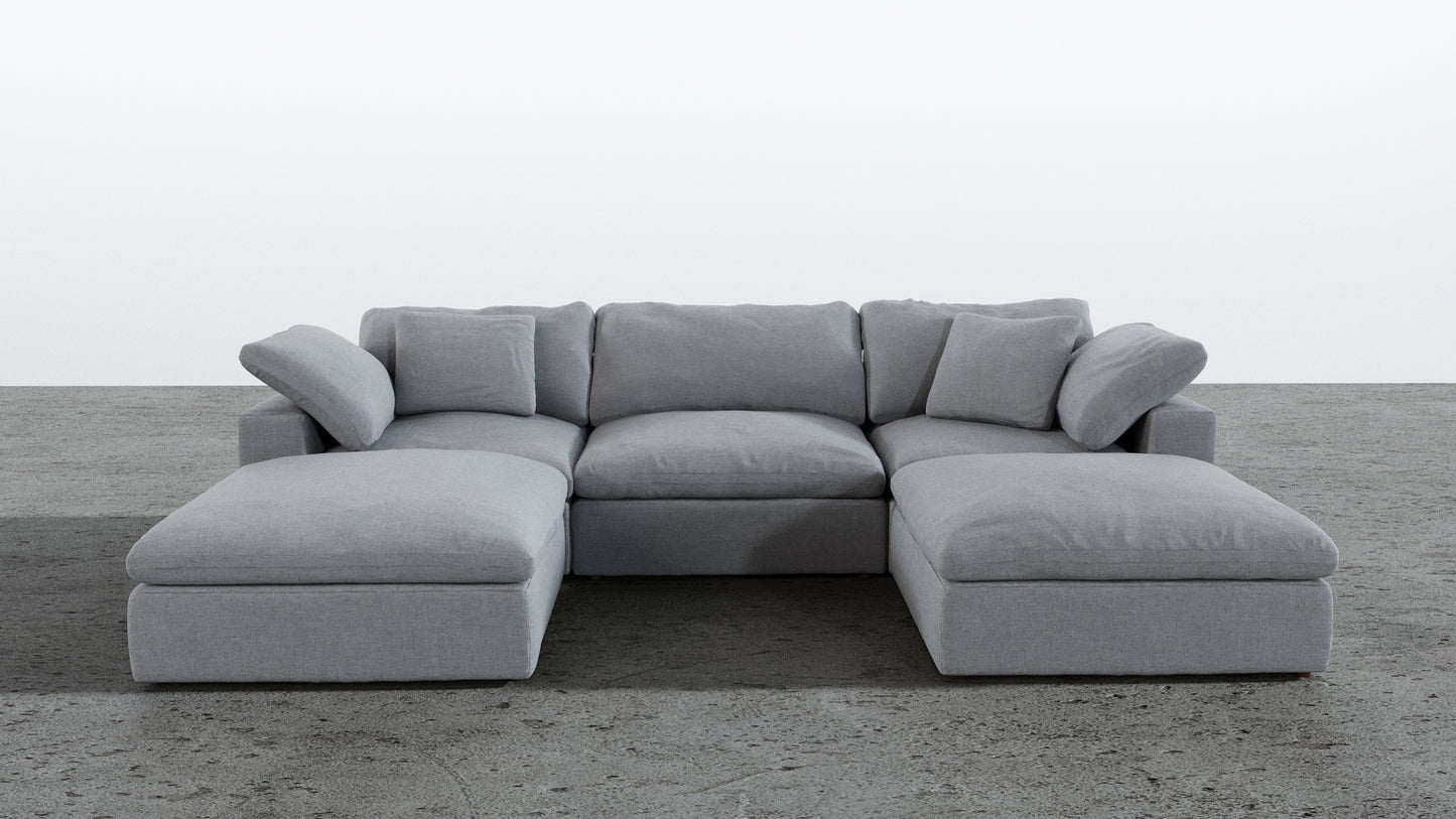 Cloud Paradise Sofa Double Ottoman