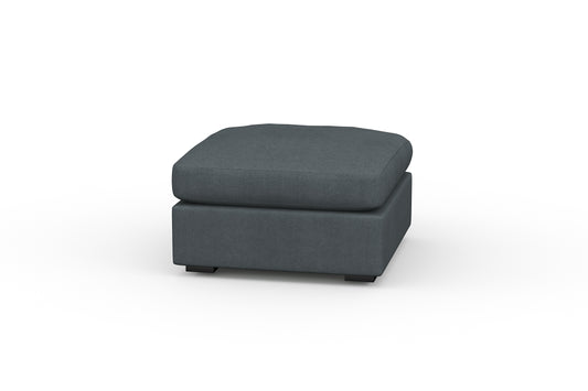 Pouf Bennet gris étain