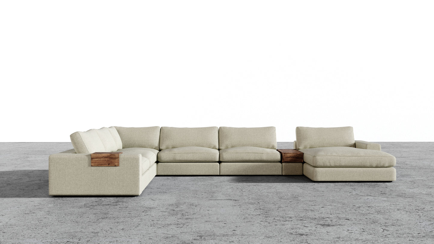 MGR 5 Seat + Chaise Corner Sectional