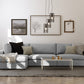 Titan Silver Grey Sectional