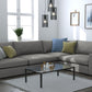 Titan Libby Grey 4 Seat Corner Sectional