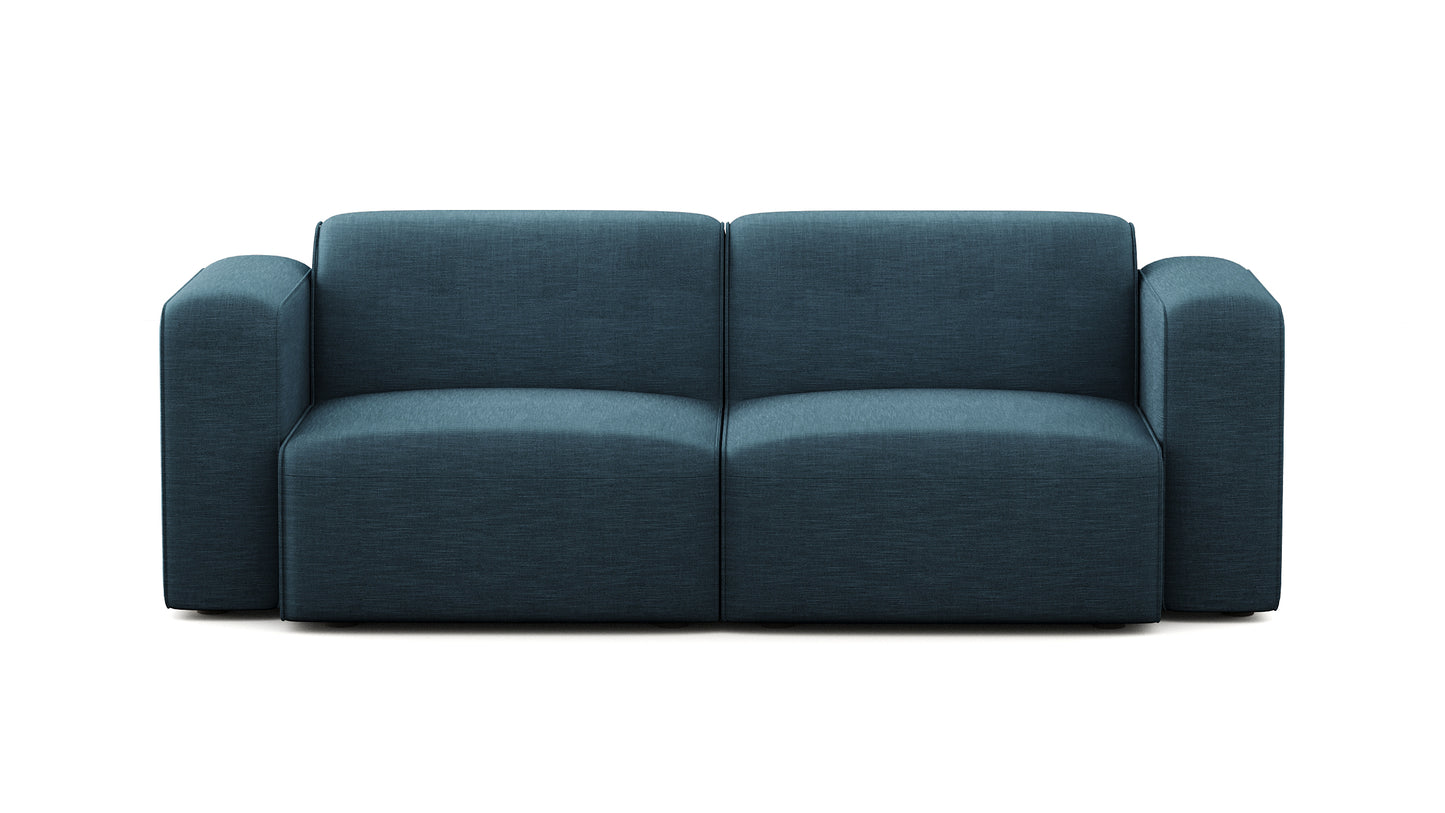 Luna Blue Loveseat