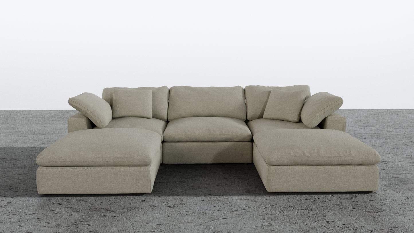 Cloud Paradise Sofa Double Ottoman