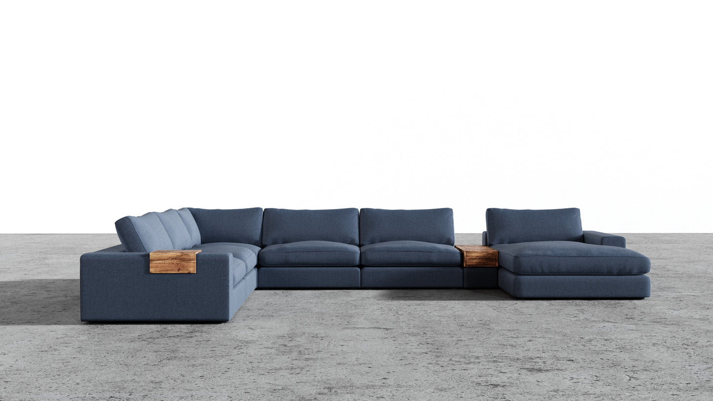 MGR 5 Seat + Chaise Corner Sectional