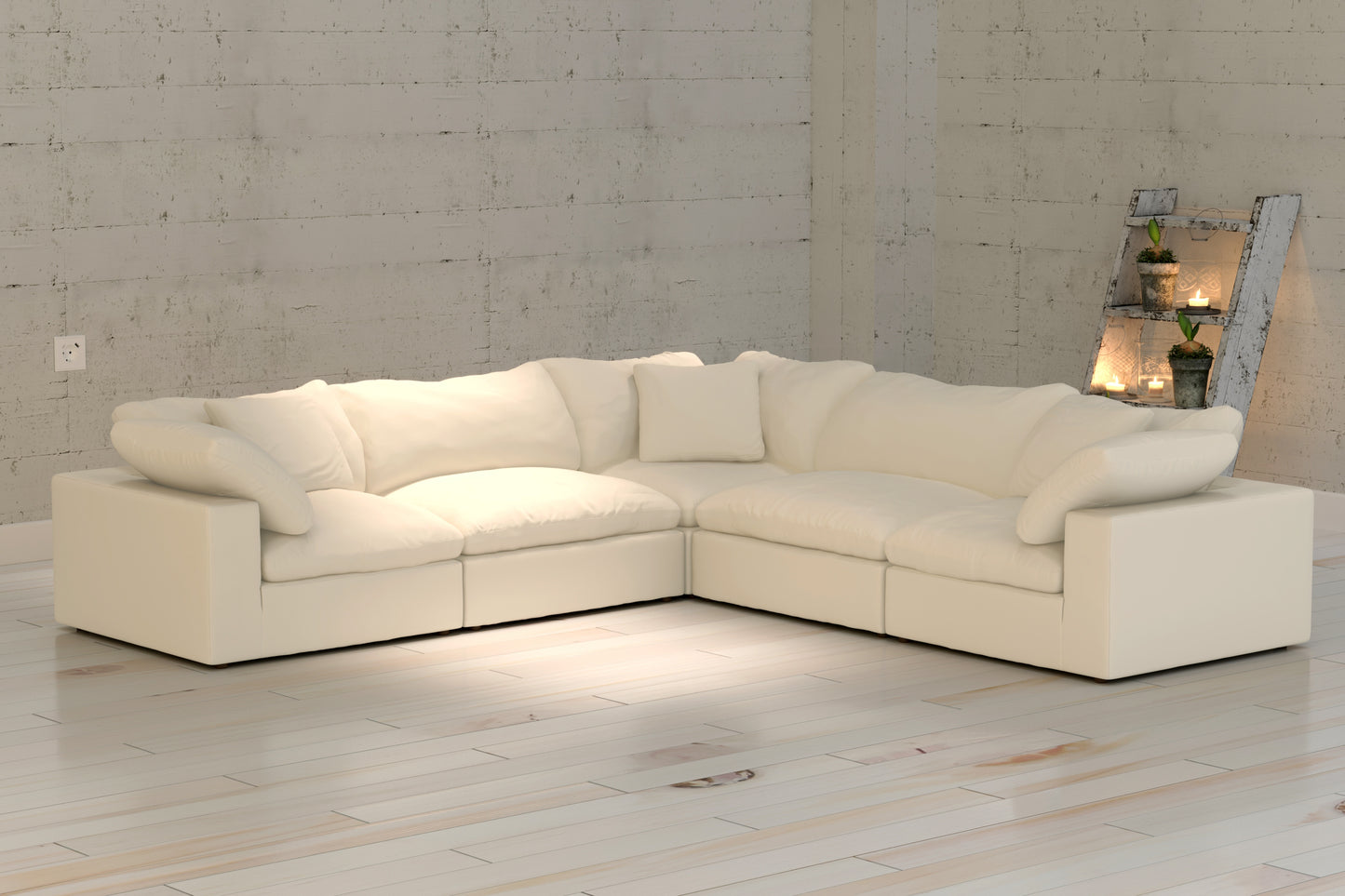 Cloud Paradise Corner Sectional 5 Seater