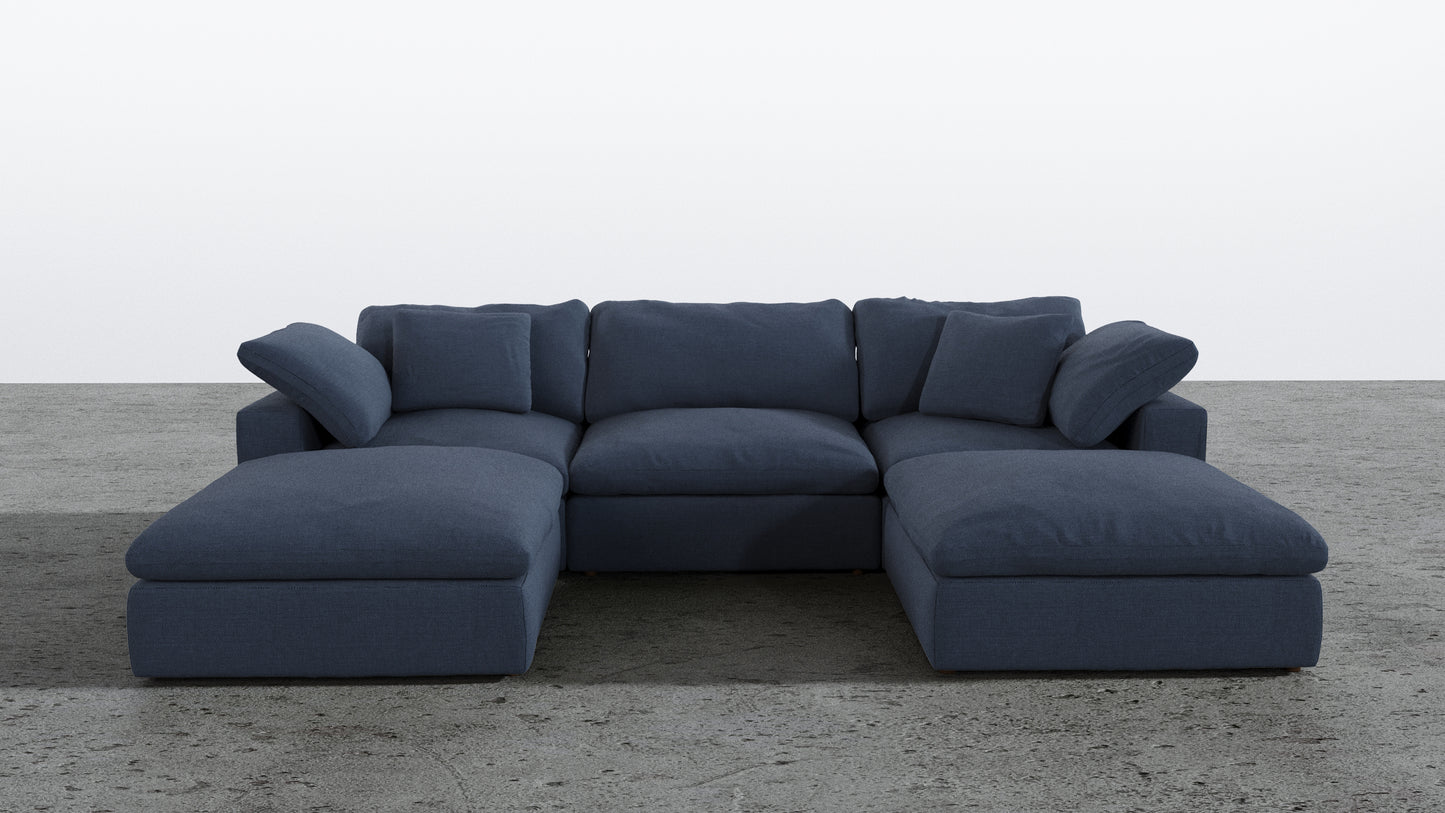 Cloud Paradise Sofa Double Ottoman