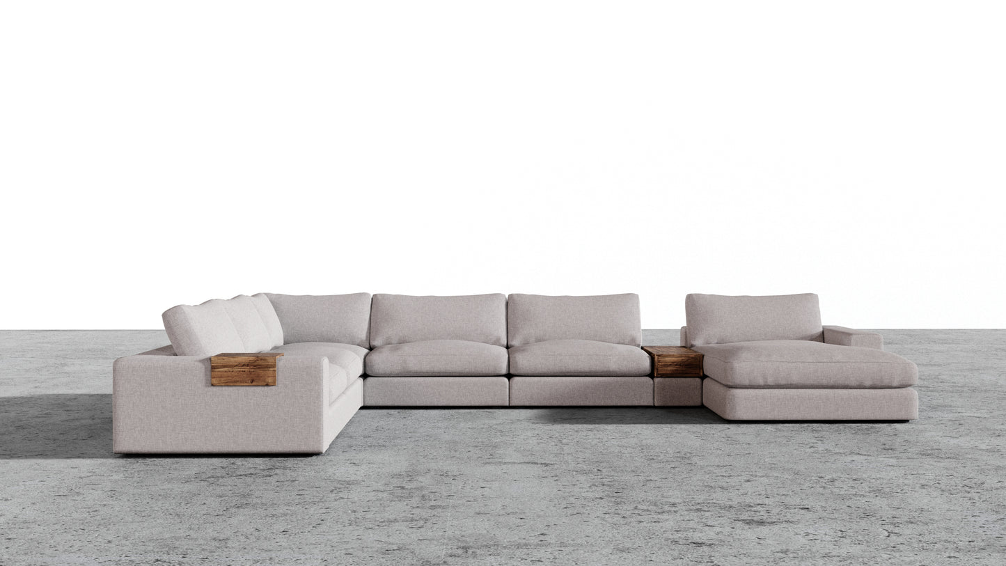 MGR 5 Seat + Chaise Corner Sectional