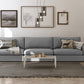 Titan Silver Grey Sofa