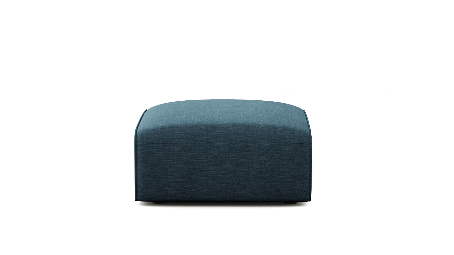 Luna Blue Ottoman