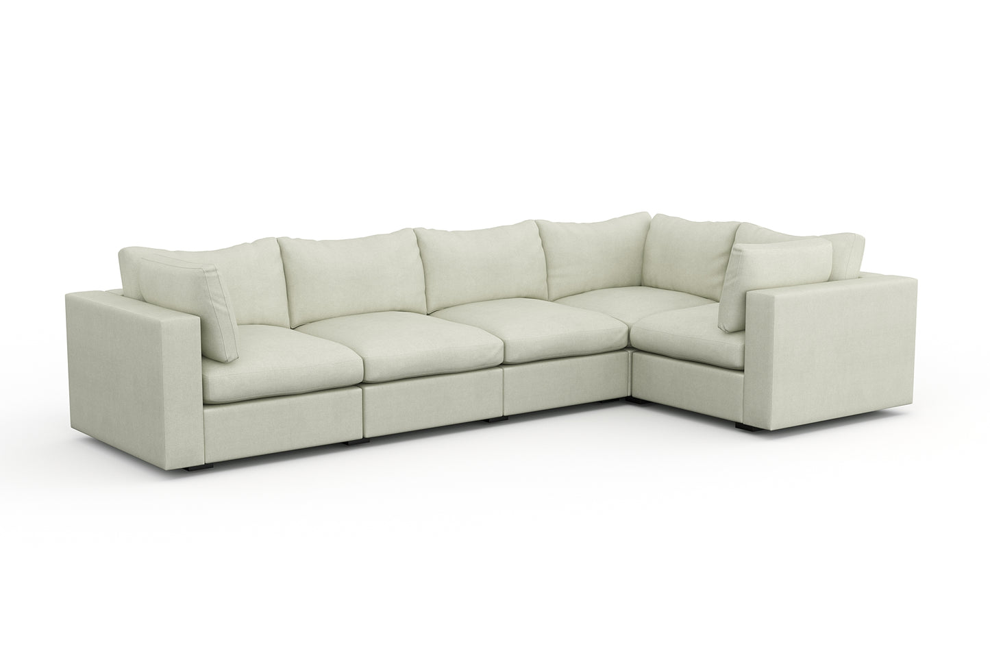 Bennet Amber Beige 5 Seat Corner Sectional