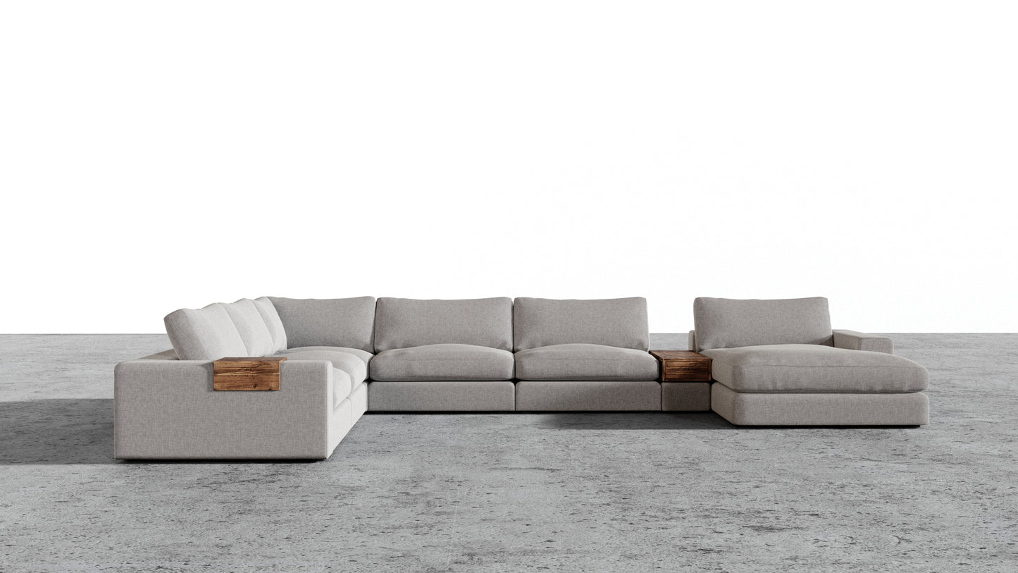 MGR 5 Seat + Chaise Corner Sectional