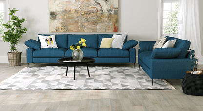 Slate Midnight Blue Sofa & Loveseat