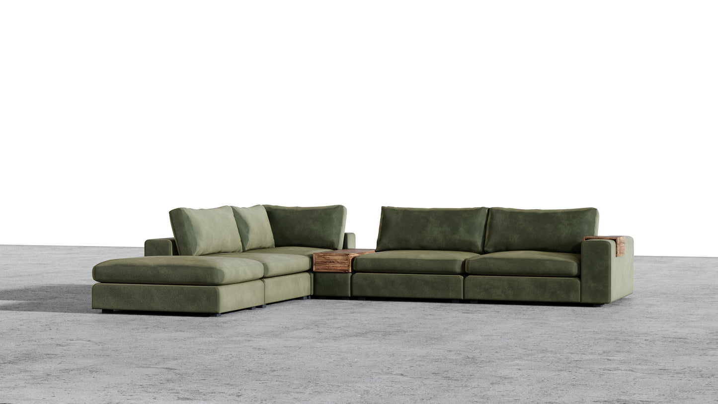 Titan 4 Seater Plus Ottoman