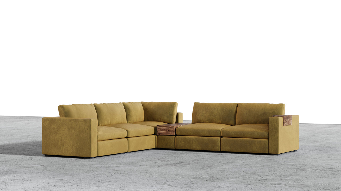 Bennet 5 Seat Corner Sectional