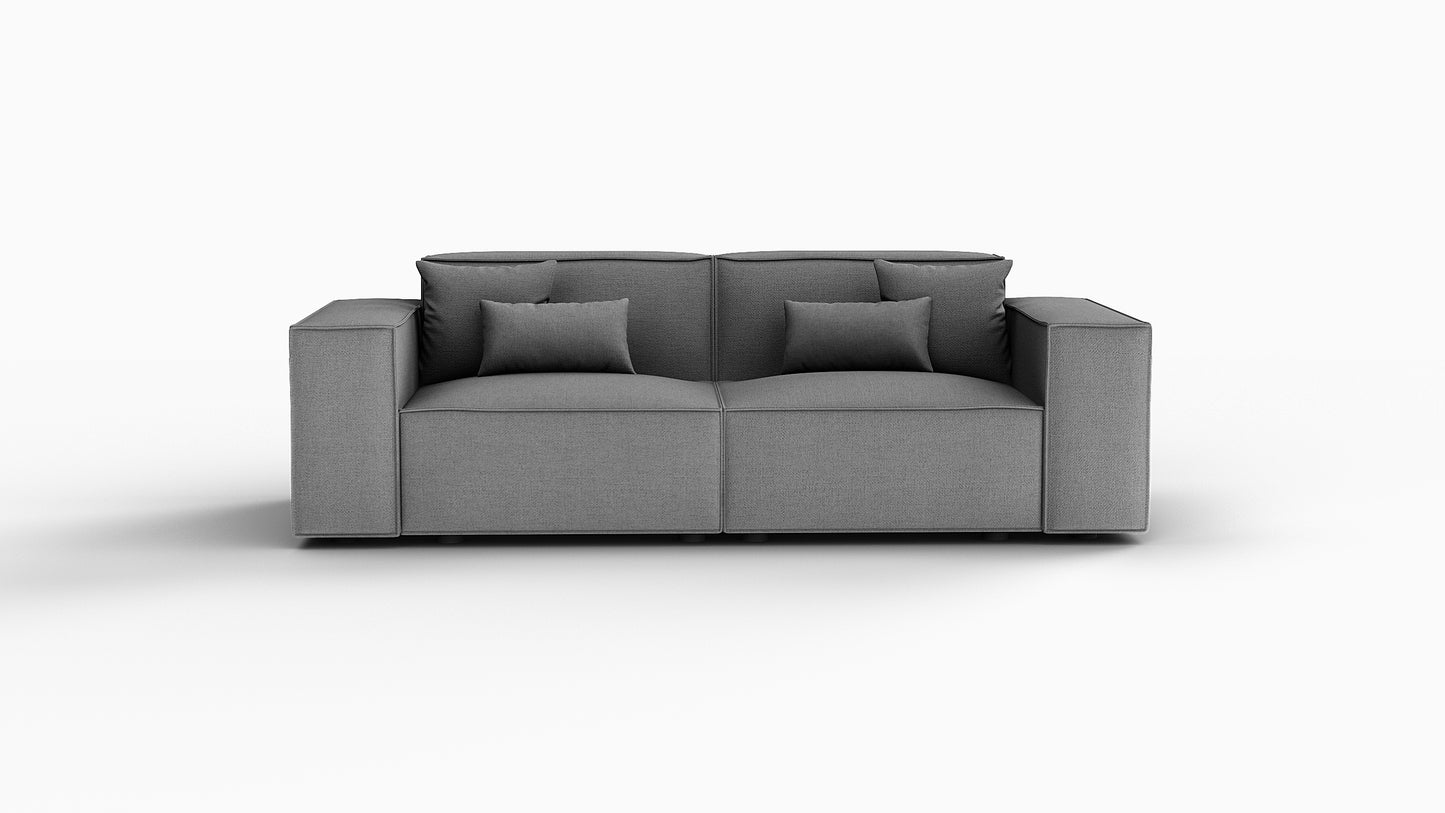 Cascade Pewter Grey LoveSeat