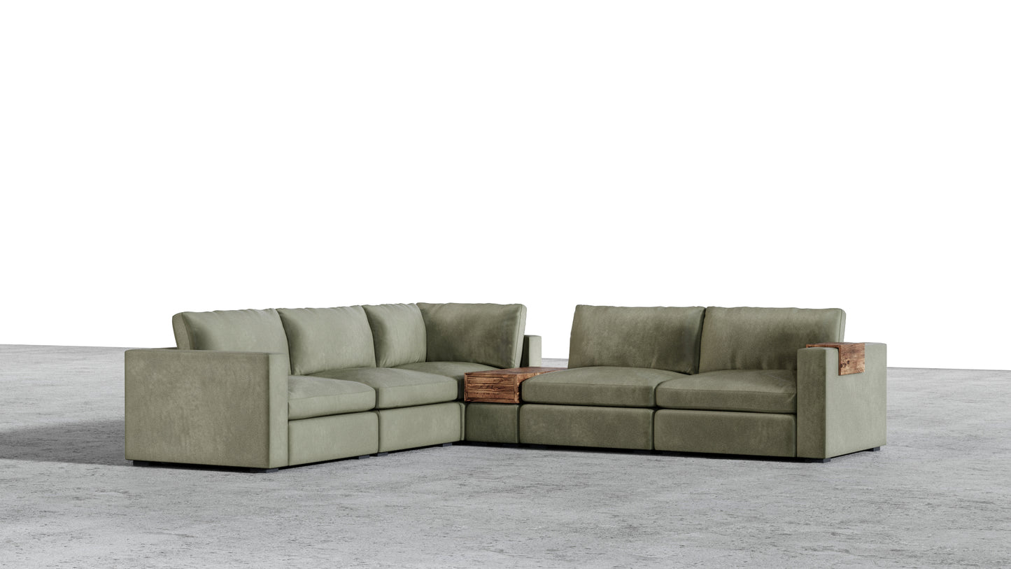 Bennet 5 Seat Corner Sectional