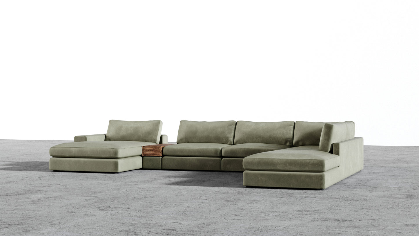 MGR Double Chaise + Corner Sectional
