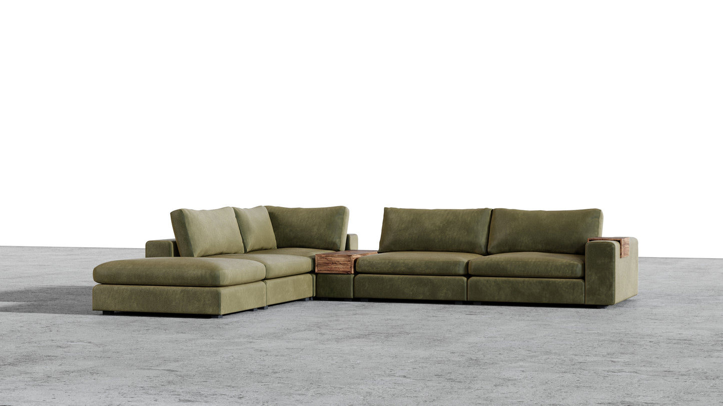 Titan 4 Seater Plus Ottoman