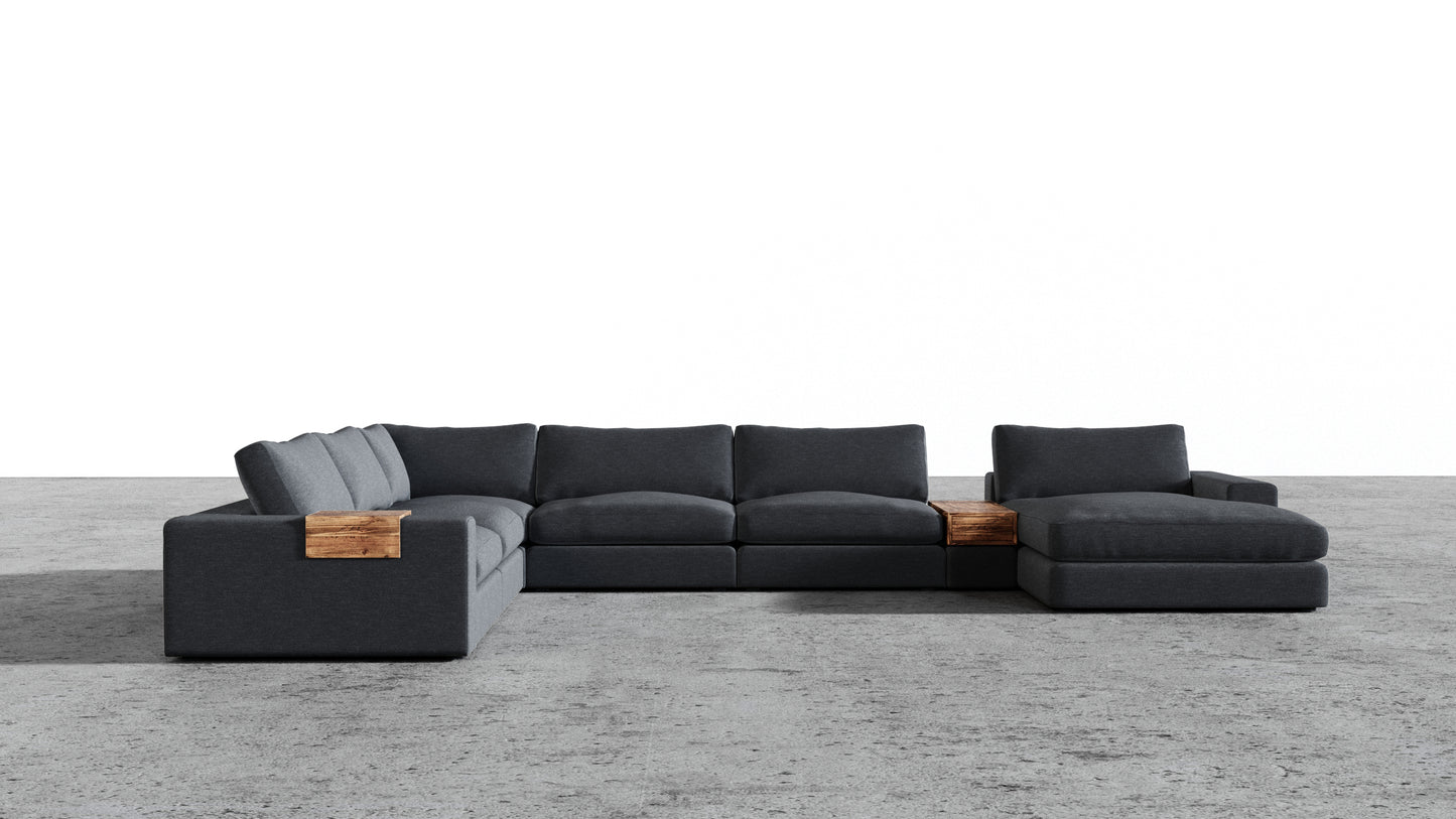 MGR 5 Seat + Chaise Corner Sectional