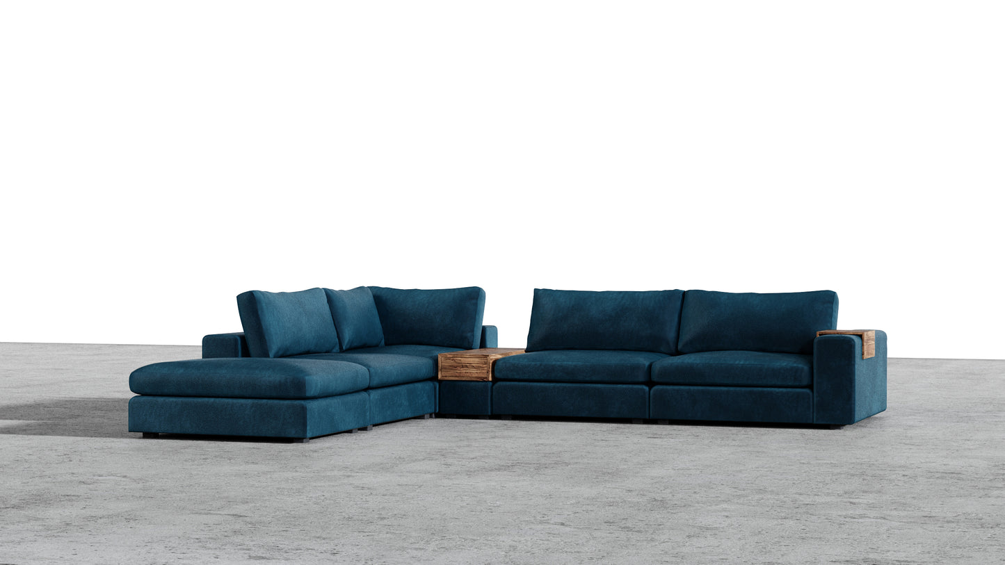 Titan 4 Seater Plus Ottoman