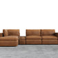 Canapé d'angle sectionnel Bennet 7 places