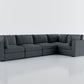 Bennet Pearl Cream 5 Seat Corner Sectional