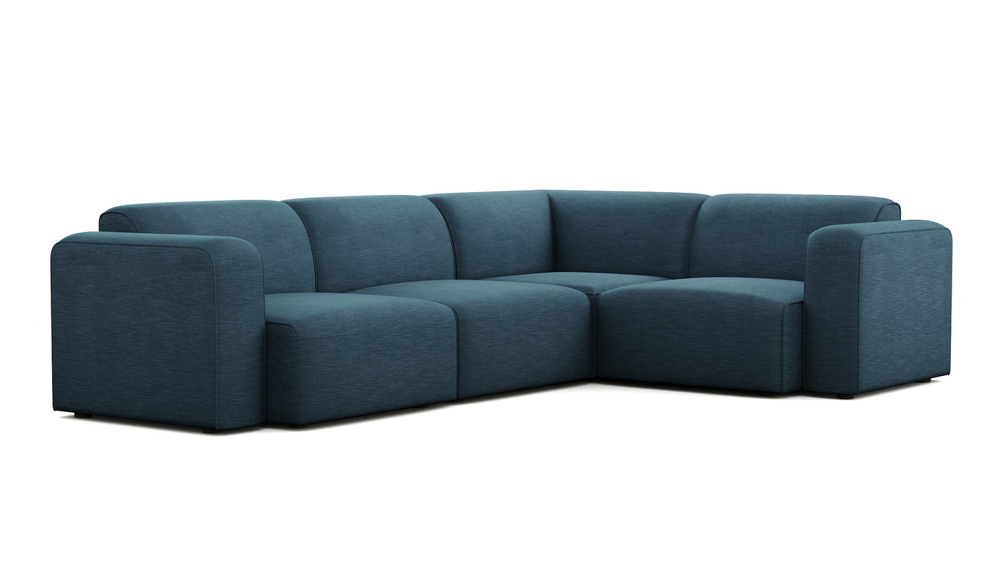 Luna Blue Right Sectional