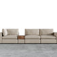Canapé d'angle sectionnel Bennet 7 places