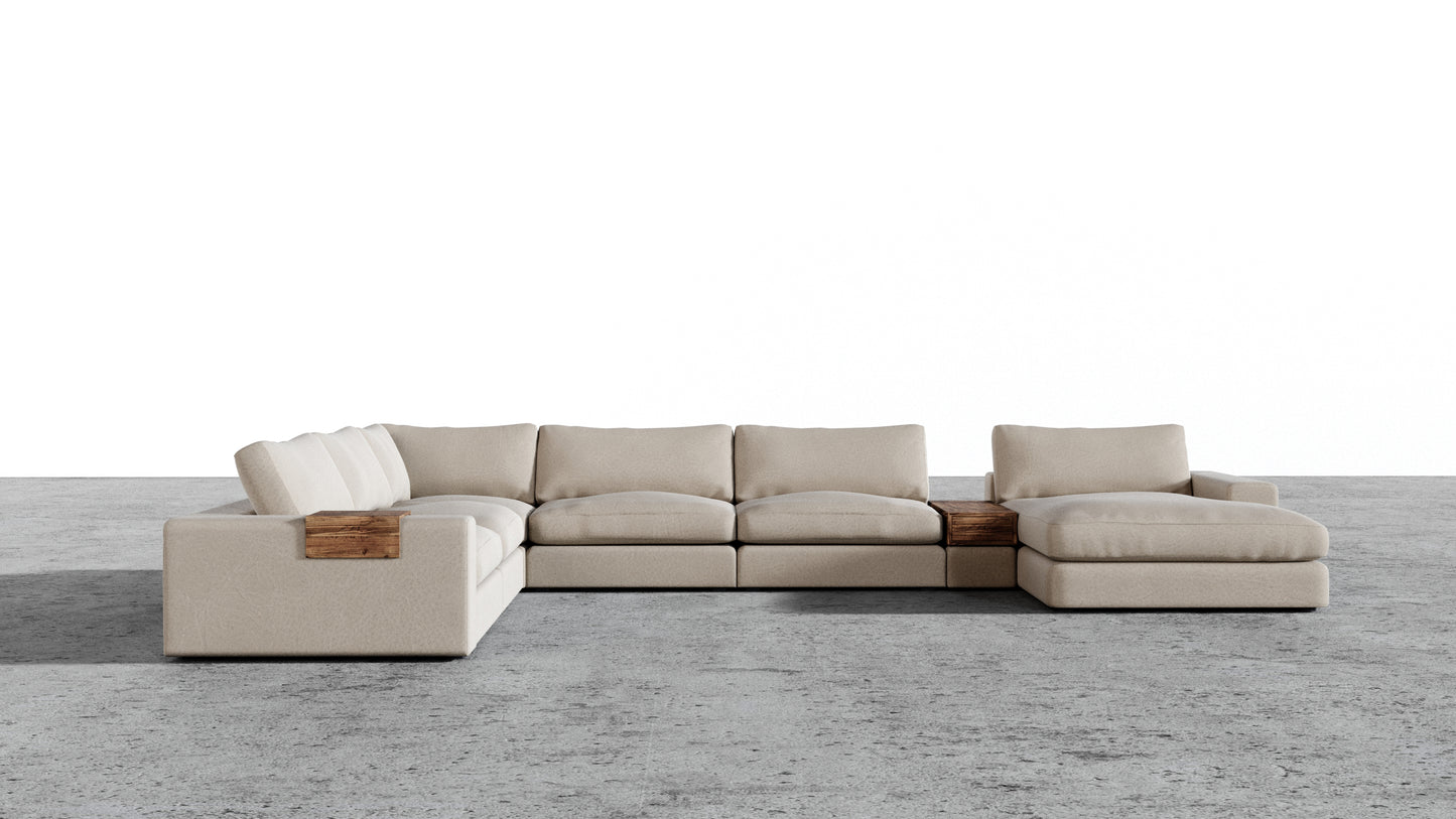 MGR 5 Seat + Chaise Corner Sectional