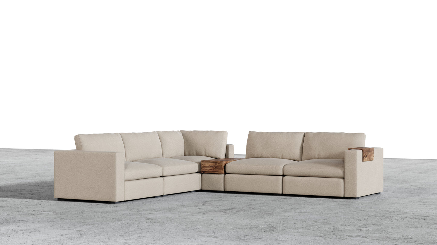 Bennet 5 Seat Corner Sectional