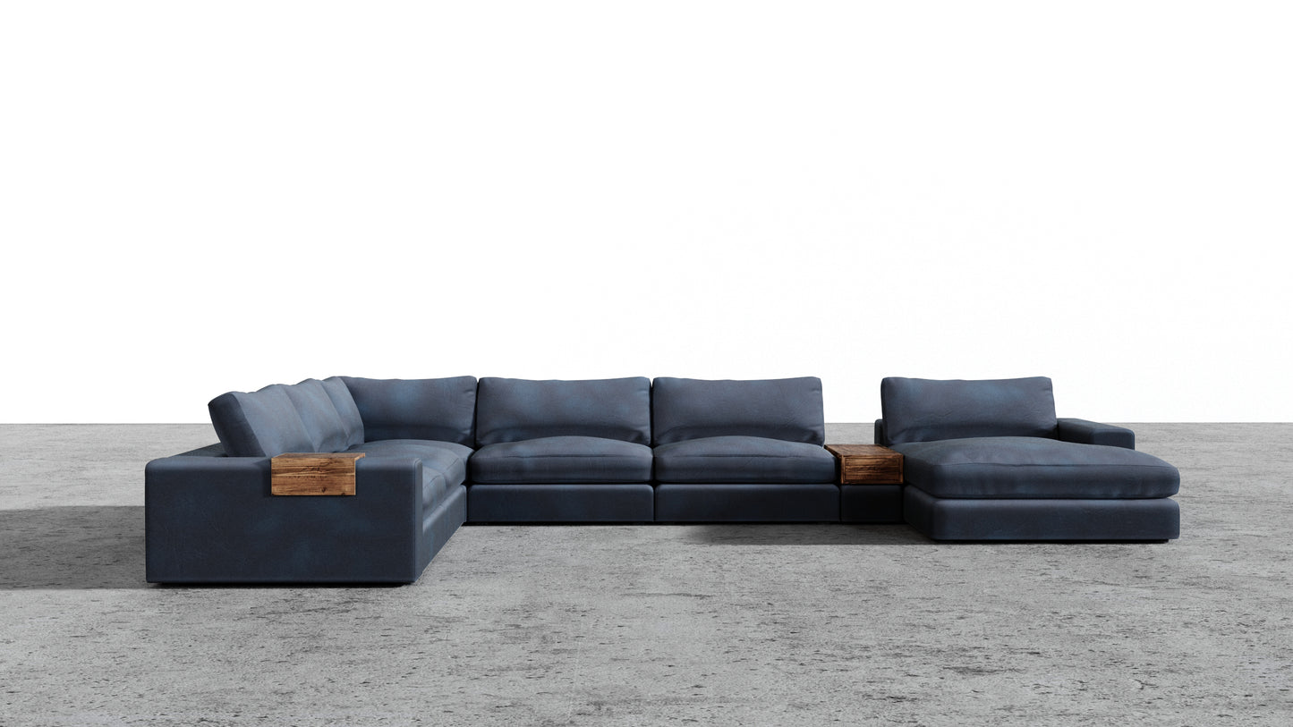 MGR 5 Seat + Chaise Corner Sectional