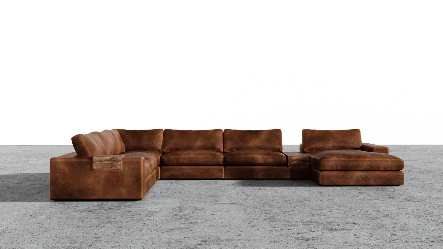 MGR 5 Seat + Chaise Corner Sectional