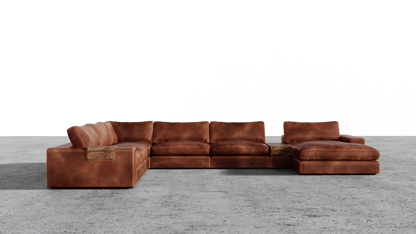MGR 5 Seat + Chaise Corner Sectional