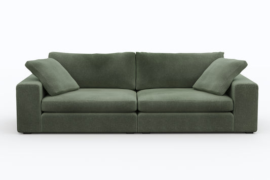 Juniper Green Corduroy Loveseat