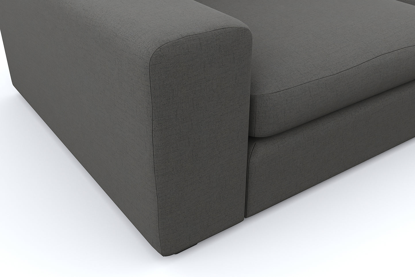 Titan Libby Grey 80" Sofa & Ottoman