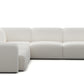 Luna Boucle White Sectional