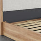 Aspen Bed With Upholstered Back