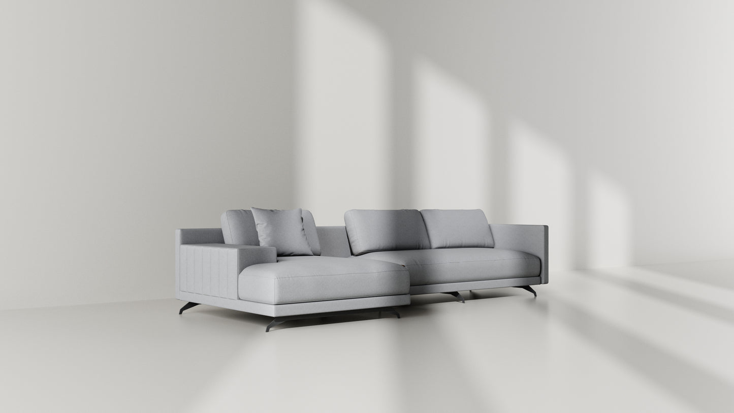 Elite Comfort Grey Sectional