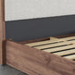 Aspen Bed With Upholstered Back