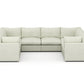 Bennet Pearl Cream 8 Seater U Shape