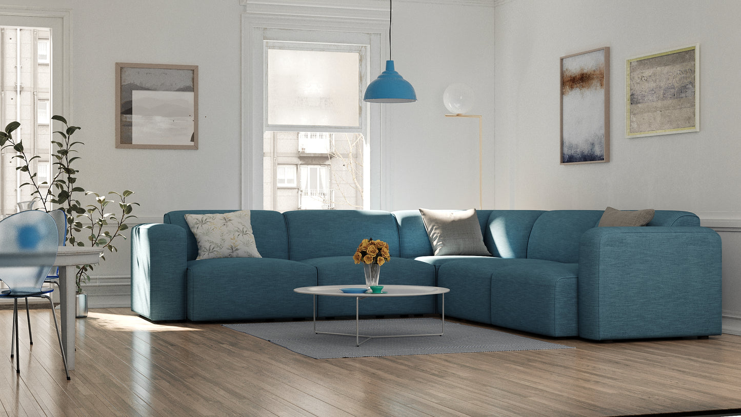 Luna Blue Sectional